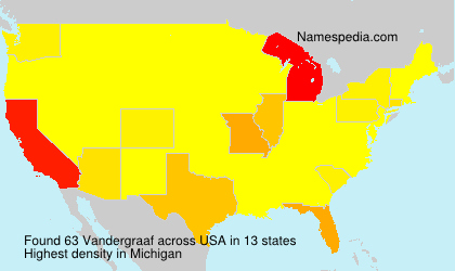 Surname Vandergraaf in USA Surname Vandergraaf in USA