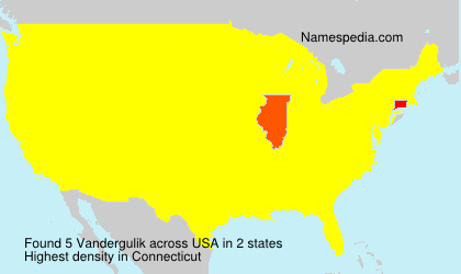 Surname Vandergulik in USA Surname Vandergulik in USA