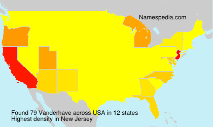 Surname Vanderhave in USA Surname Vanderhave in USA