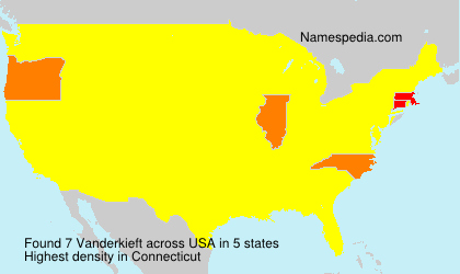 Surname Vanderkieft in USA Surname Vanderkieft in USA