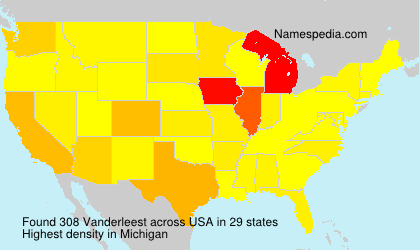 Surname Vanderleest in USA Surname Vanderleest in USA