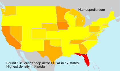 Surname Vanderloop in USA Surname Vanderloop in USA
