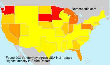 Surname Vandermay in USA Surname Vandermay in USA