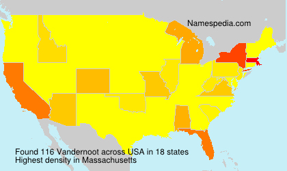 Surname Vandernoot in USA Surname Vandernoot in USA