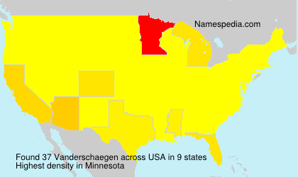 Surname Vanderschaegen in USA Surname Vanderschaegen in USA