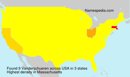 Surname Vanderschueren in USA Surname Vanderschueren in USA