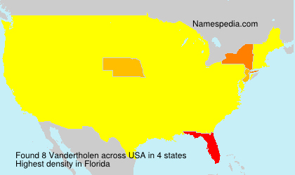 Surname Vandertholen in USA Surname Vandertholen in USA
