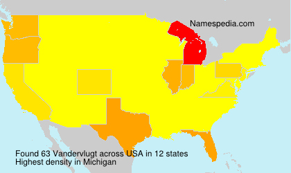 Surname Vandervlugt in USA Surname Vandervlugt in USA