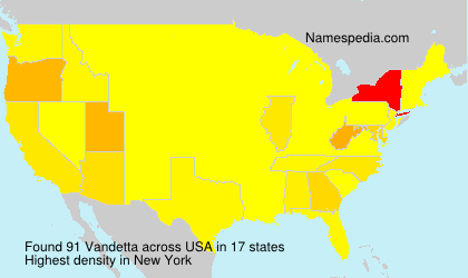 Surname Vandetta in USA Surname Vandetta in USA
