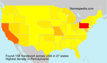 Surname Vandevort in USA Surname Vandevort in USA