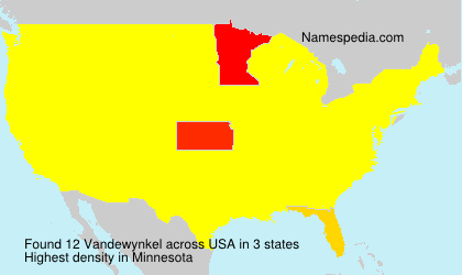 Surname Vandewynkel in USA Surname Vandewynkel in USA
