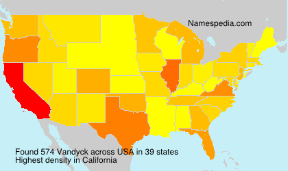 Surname Vandyck in USA Surname Vandyck in USA