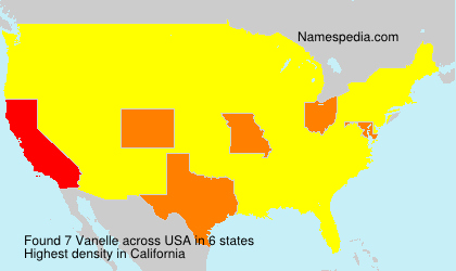 Surname Vanelle in USA Surname Vanelle in USA