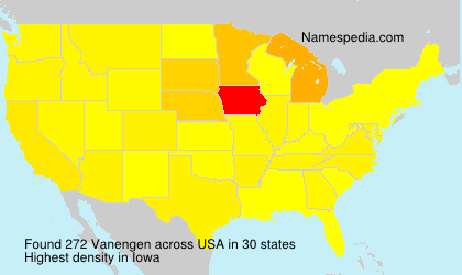 Surname Vanengen in USA Surname Vanengen in USA
