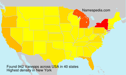 Surname Vanepps in USA