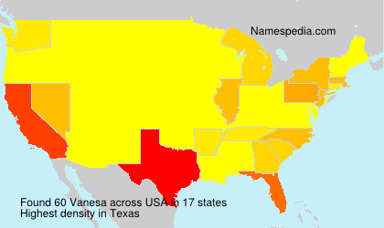 Surname Vanesa in USA Surname Vanesa in USA