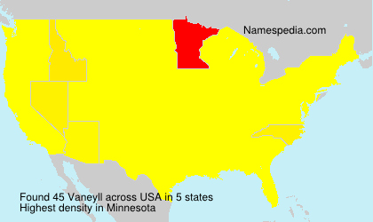 Surname Vaneyll in USA Surname Vaneyll in USA
