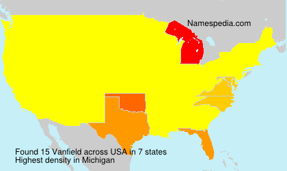 Surname Vanfield in USA