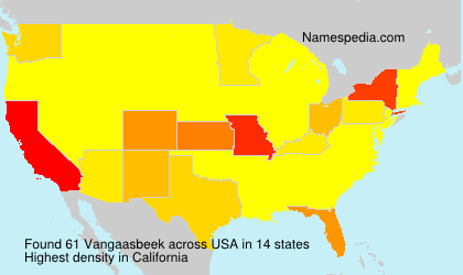 Surname Vangaasbeek in USA Surname Vangaasbeek in USA