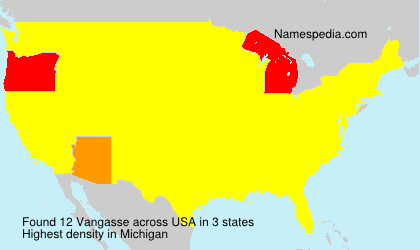 Surname Vangasse in USA Surname Vangasse in USA