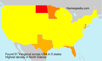 Surname Vangerud in USA Surname Vangerud in USA