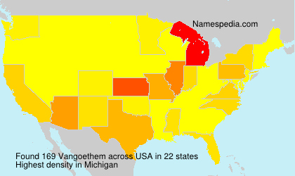 Surname Vangoethem in USA Surname Vangoethem in USA