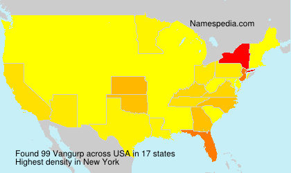 Surname Vangurp in USA Surname Vangurp in USA