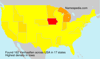 Surname Vanhaaften in USA Surname Vanhaaften in USA