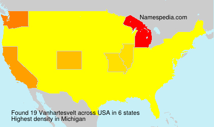 Surname Vanhartesvelt in USA Surname Vanhartesvelt in USA