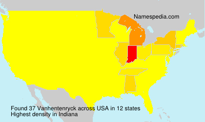 Surname Vanhentenryck in USA Surname Vanhentenryck in USA