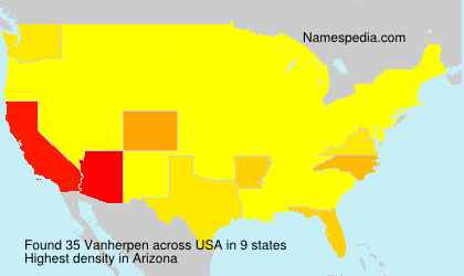 Surname Vanherpen in USA Surname Vanherpen in USA