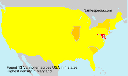 Surname Vanhollen in USA Surname Vanhollen in USA