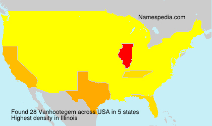 Surname Vanhootegem in USA Surname Vanhootegem in USA