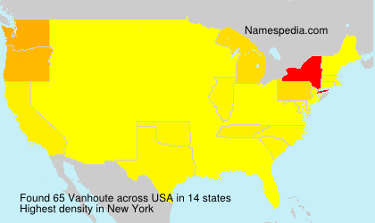 Surname Vanhoute in USA Surname Vanhoute in USA