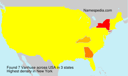 Surname Vanhuse in USA Surname Vanhuse in USA
