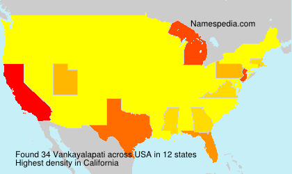Surname Vankayalapati in USA Surname Vankayalapati in USA