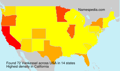 Surname Vankessel in USA Surname Vankessel in USA