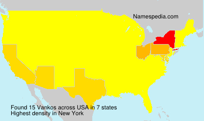Surname Vankos in USA Surname Vankos in USA