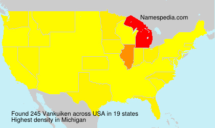 Surname Vankuiken in USA Surname Vankuiken in USA