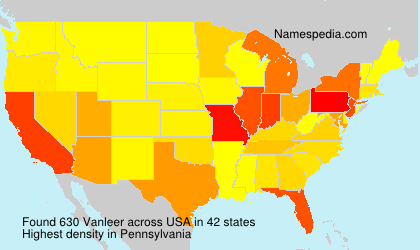 Surname Vanleer in USA Surname Vanleer in USA