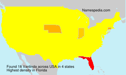 Surname Vanlinda in USA Surname Vanlinda in USA