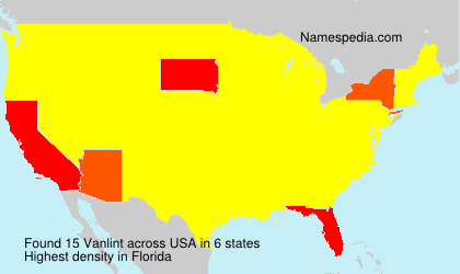 Surname Vanlint in USA Surname Vanlint in USA