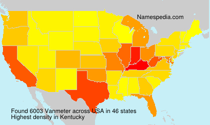 Surname Vanmeter in USA Surname Vanmeter in USA