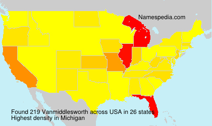 Surname Vanmiddlesworth in USA Surname Vanmiddlesworth in USA