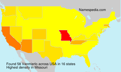 Surname Vanmierlo in USA Surname Vanmierlo in USA