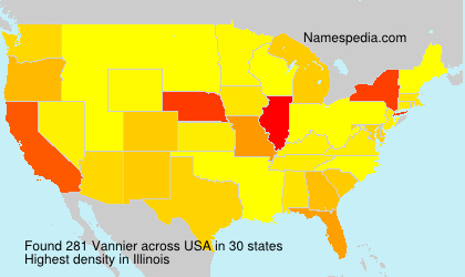 Surname Vannier in USA Surname Vannier in USA