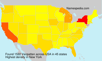 Surname Vanpatten in USA Surname Vanpatten in USA
