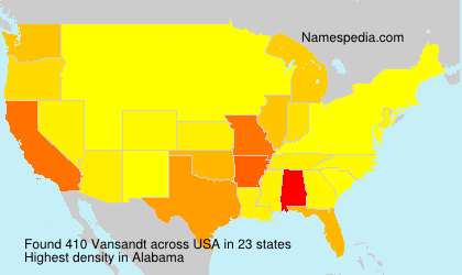 Surname Vansandt in USA Surname Vansandt in USA