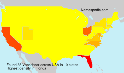 Surname Vanschoor in USA Surname Vanschoor in USA