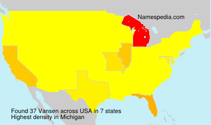 Surname Vansen in USA Surname Vansen in USA